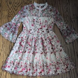 Ina White Cream Ruffled Tiered Sundress